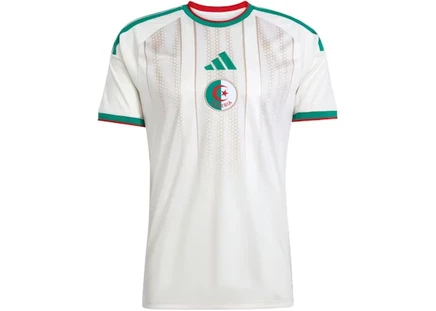 Мужская игровая футболка Adidas Algeria 2026, белая