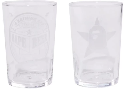 BAPE Mini Glass Set Clear clear