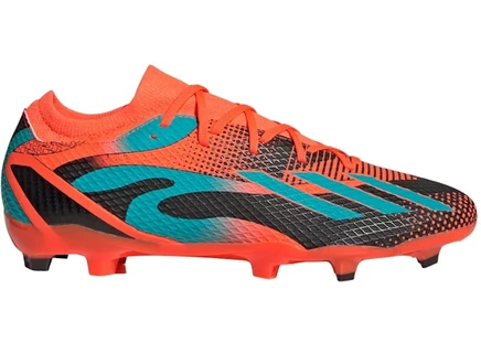 Мужские бутсы Adidas Speedportal Messi.3, оранжево-черные