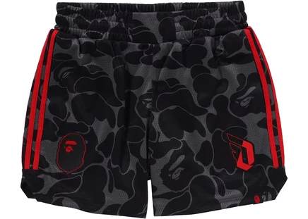Шорты Bape x Adidas Dame Mesh, черные