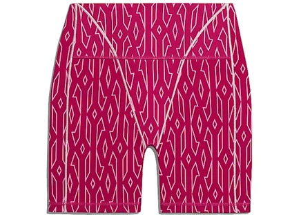 Женские тайтсы Adidas Ivy Park Monogram, ярко-розовые