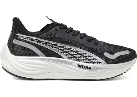 Puma Velocity Nitro 3 Black Silver (Women's) black/silver/white