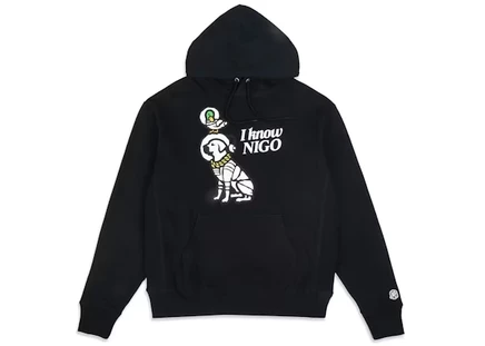 Мужское худи Human Made I Know Nigo, черное