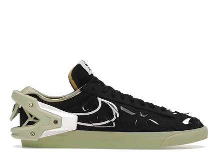Мужские кроссовки Nike Blazer Low ACRONYM, черно-оливковые