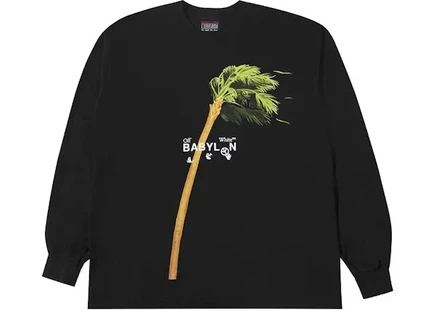 Мужская футболка Off-White x Babylon Ill Wind Palm, черная