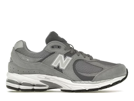 Мужские кроссовки New Balance 2002R, стально-серые/черно-белые