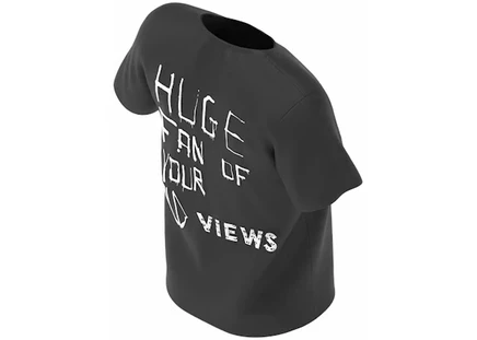 Мужская футболка Drake Huge Fan of Views, черная