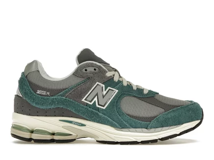 Мужские кроссовки New Balance 2002R, зелёно-серые