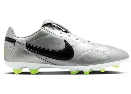 Мужские кроссовки Nike Premier 3, серебристые/Volt