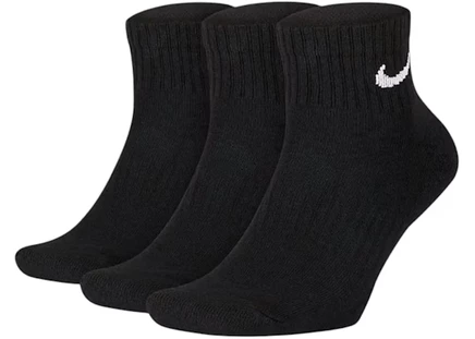 Унисекс низкие носки Nike с амортизацией, черные