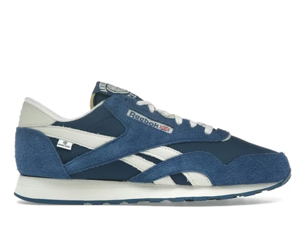 Мужские кроссовки reebok classic nylon x anine bing, темно-синие/белые