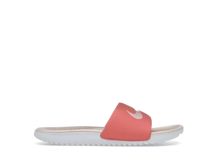 Детские сланцы Nike Kawa Slide Magic Ember, бело-розовые