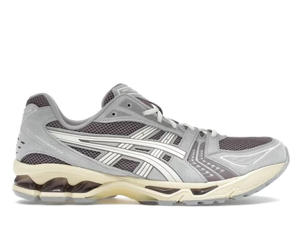 Мужские кроссовки Asics Gel-Kayano 14, лилово-серые с кремовыми вставками