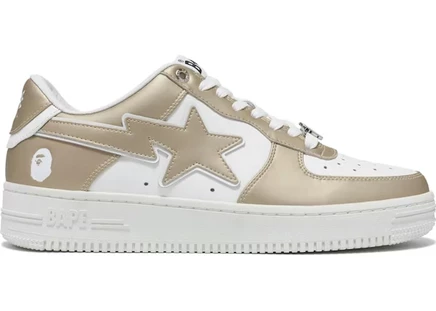 Мужские кроссовки A Bathing Ape Bape Sta #4, бежевые