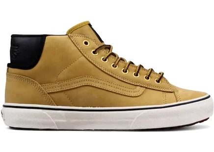 Мужские кеды vans mid skool mte ca, коричневые