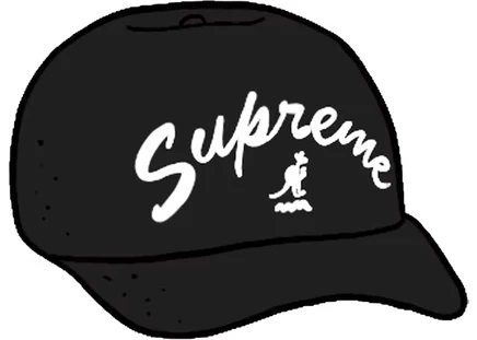 Унисекс кепка Supreme Kangol Bermuda Spacecap, черная