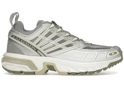 Кроссовки Salomon ACS Pro MM6 Maison Margiela, серые/серебристые/ярко‑зеленые