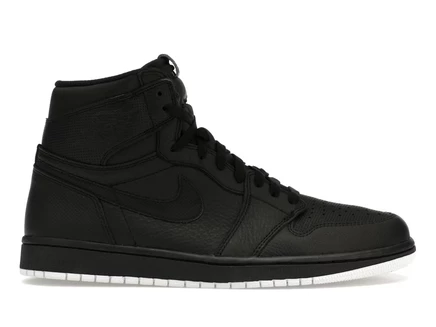 Мужские кроссовки Jordan 1 Retro Black Perforated, черные