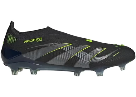 Мужские бутсы Adidas Predator Elite Laceless FG, черные/лимонные