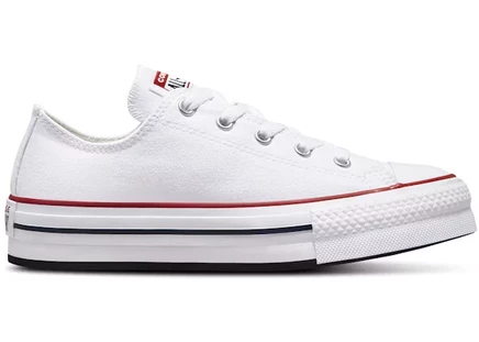 Кеды Converse Chuck Taylor EVA Lift Ox, белые/бордовые/темно‑синие