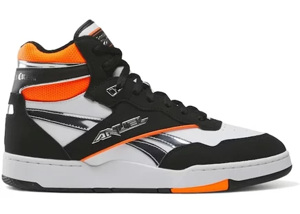 Мужские кроссовки Reebok BB 4000 II Mid Anuel AA, черно-белые