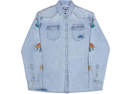 Мужской лонгслив Billionaire Boys Club Hillside, синий/деним