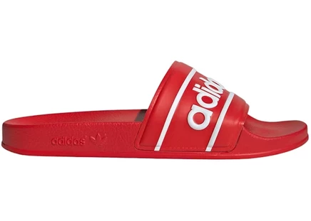 Мужские сланцы Adidas Adilette, красные/белые