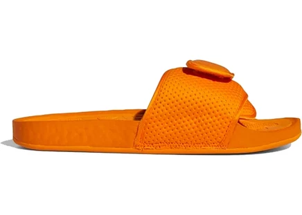 Мужские слайды Adidas Boost Slide Pharrell, ярко-оранжевые
