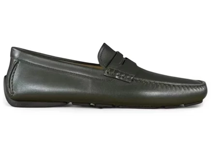 Мужские мокасины Bally Warno Fango, кожаные, фанго