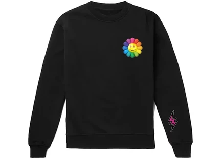 Мужской свитшот J Balvin x Takashi Murakami Album, черный