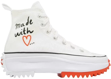 Женские высокие кеды Converse Run Star Hike Hi, белые
