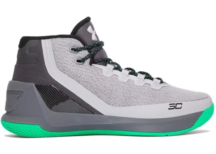 Мужские кроссовки Under Armour Curry 3, серо-зеленые