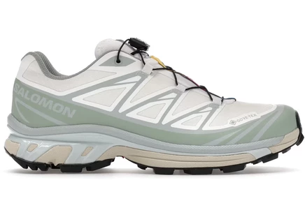 Кроссовки Salomon XT-6 Gore-Tex, бело-зеленые