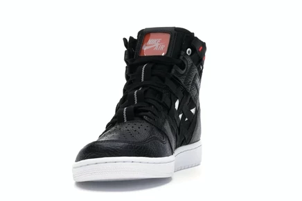 Jordan 1 Cargo Black White black/white-metallic silver-orange blaze-university red