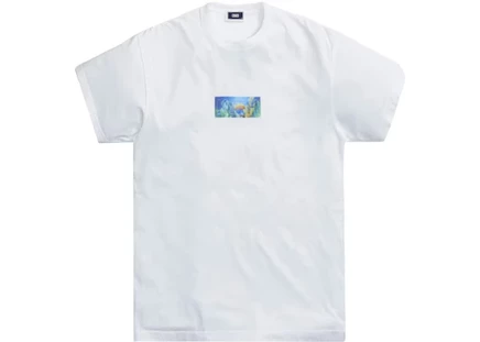 Мужская футболка Kith Fish Tank Classic Logo, белая