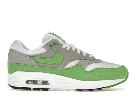 Мужские кроссовки Nike Air Max 1 Patta 20th Anniversary, зелено-серебристые