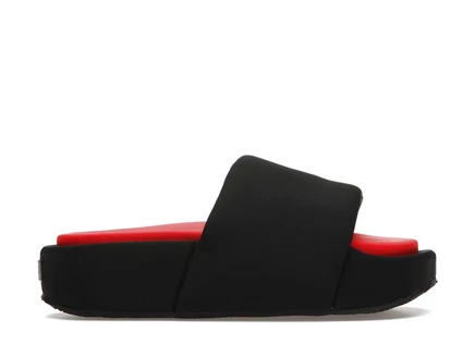 Мужские сланцы Adidas Y-3 Slide, черно-красные