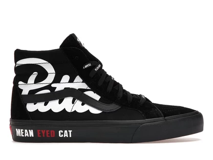 Мужские кеды Vans Sk8‑Hi Patta Mean Eyed Cat, черные