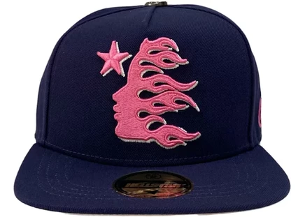 Мужская кепка Hellstar 59Fifty OG Logo, тёмно-синяя