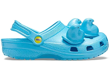 Мужские сабо Crocs Classic Clog Peeps, синий электрик