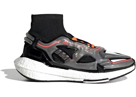 Женские кроссовки adidas ultra boost 22 stella mccartney, черно-оранжевые