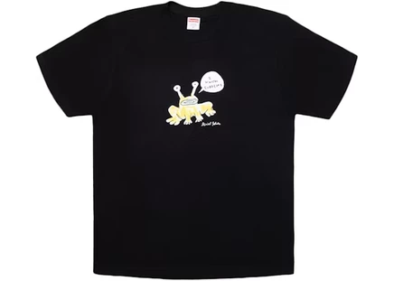 Мужская футболка Supreme Daniel Johnston Frog, черная