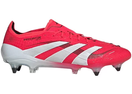 Мужские бутсы Adidas Predator Elite SG, красно-бело-черные
