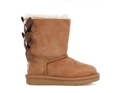 Детские угги UGG Bailey Bow II, каштановые