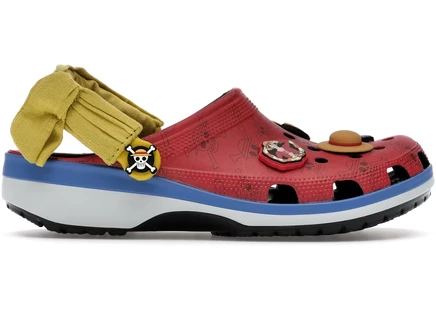 Кроксы Crocs Classic Clog One Piece Monkey D. Luffy, мультицвет