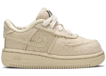 Детские кроссовки Nike Air Force 1 Low Stussy (TD), натуральные