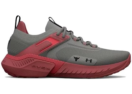 Женские кроссовки Under Armour Project Rock 5 Home Gym, серо-розовые