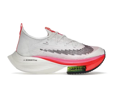 Женские кроссовки Nike Air Zoom Alphafly Next%, бело-розовые