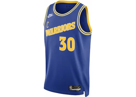 Мужская майка Nike Stephen Curry Warriors Dri-FIT, синяя