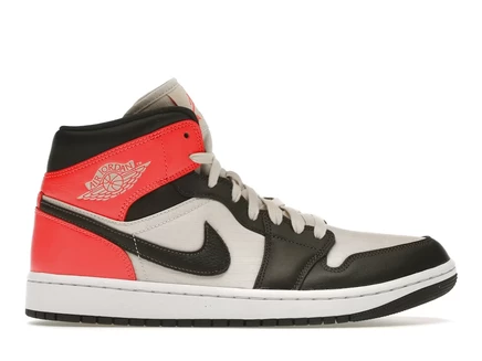 Женские кроссовки Jordan 1 Mid, Light Orewood Brown